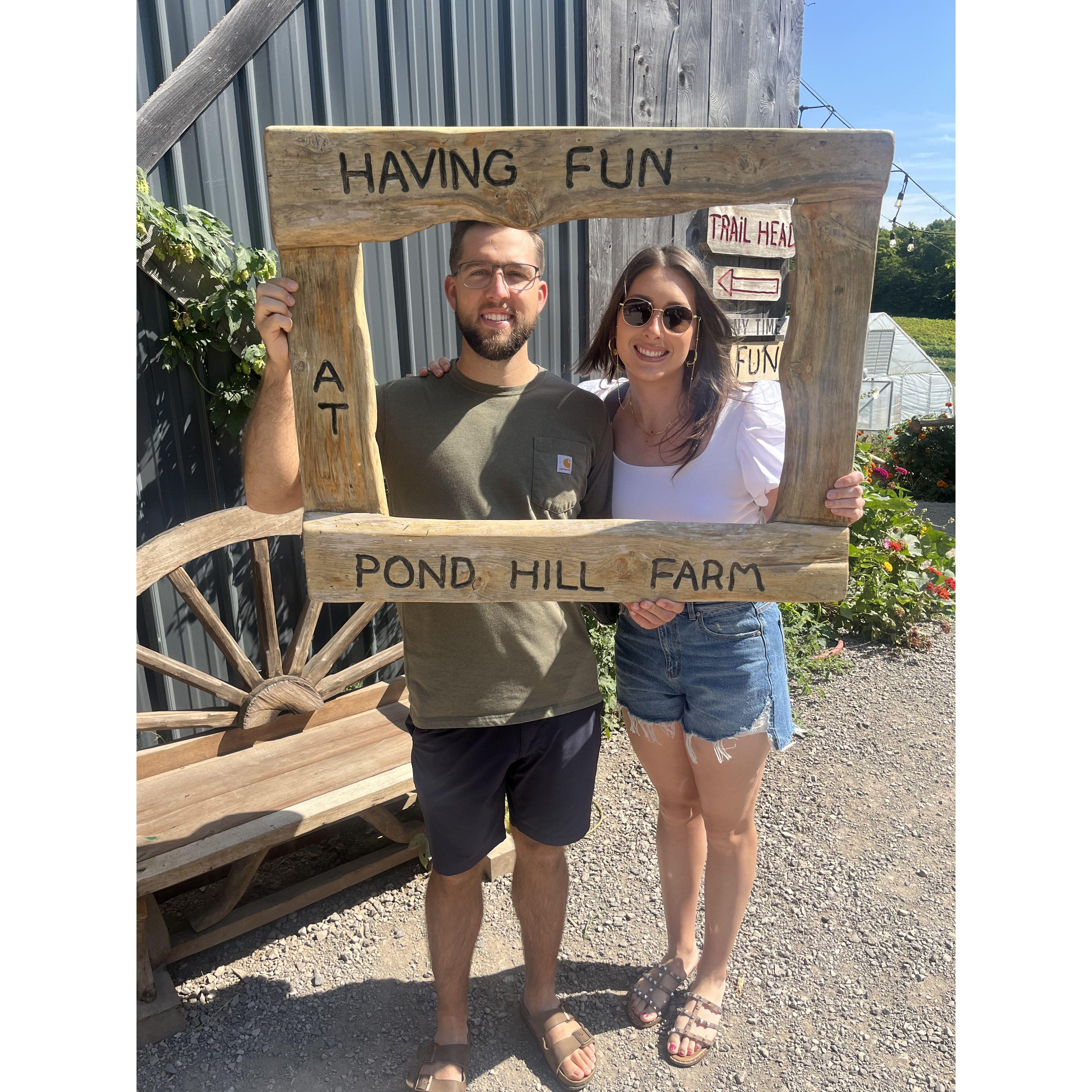 Exploring northern Michigan with the Blakemore family.