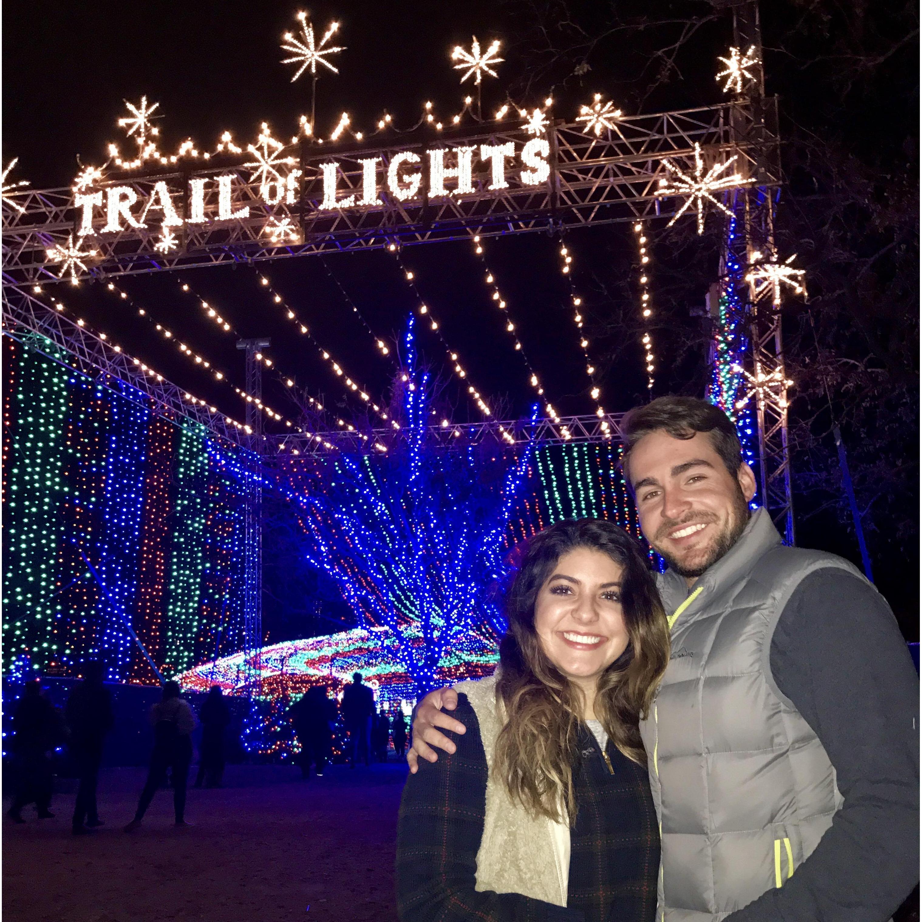 First Trail of Lights/Christmas together, December 2017