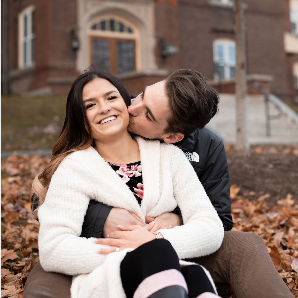 Engagement Photos.... Bailey made an appearance!