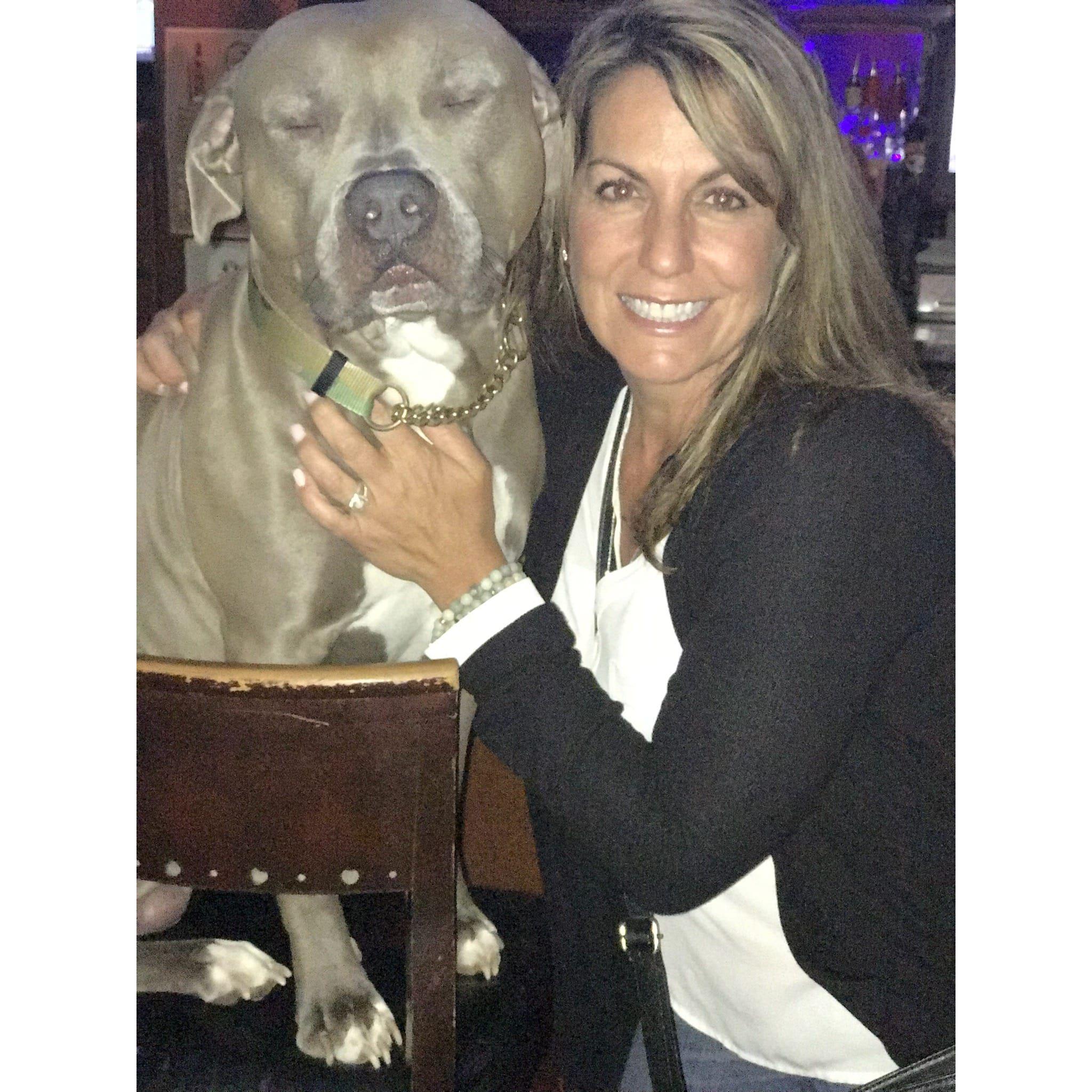 My handsome "man" I met years ago in Hilton Head, he had me at "woof!"