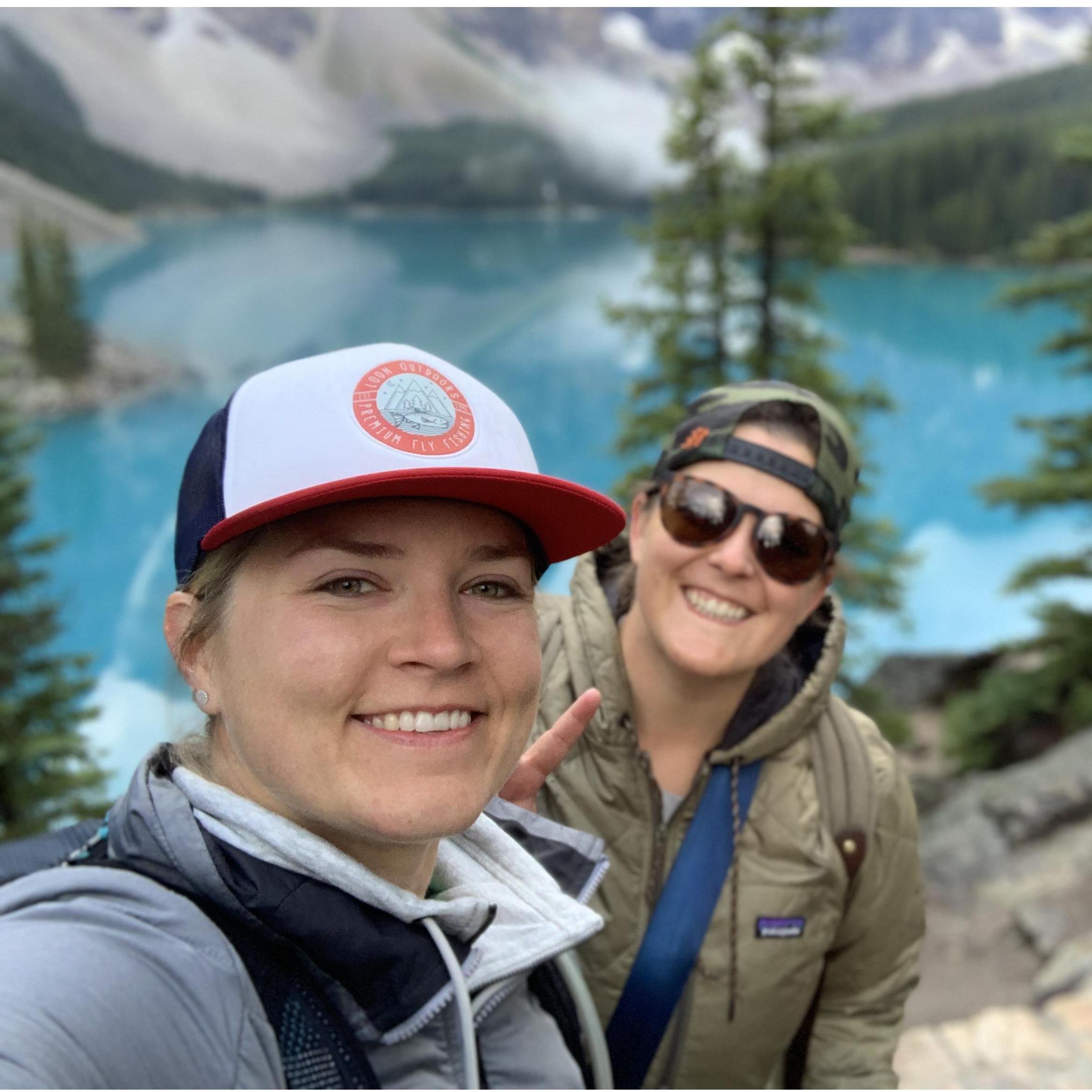 Another photo from our 2019 National Parks trip. Moraine Lake, Alberta, Canada.