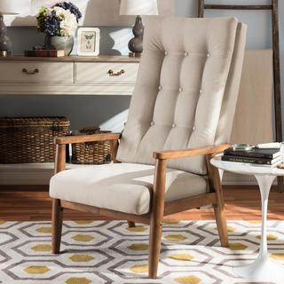 Mid-Century Modern High-Back Chair