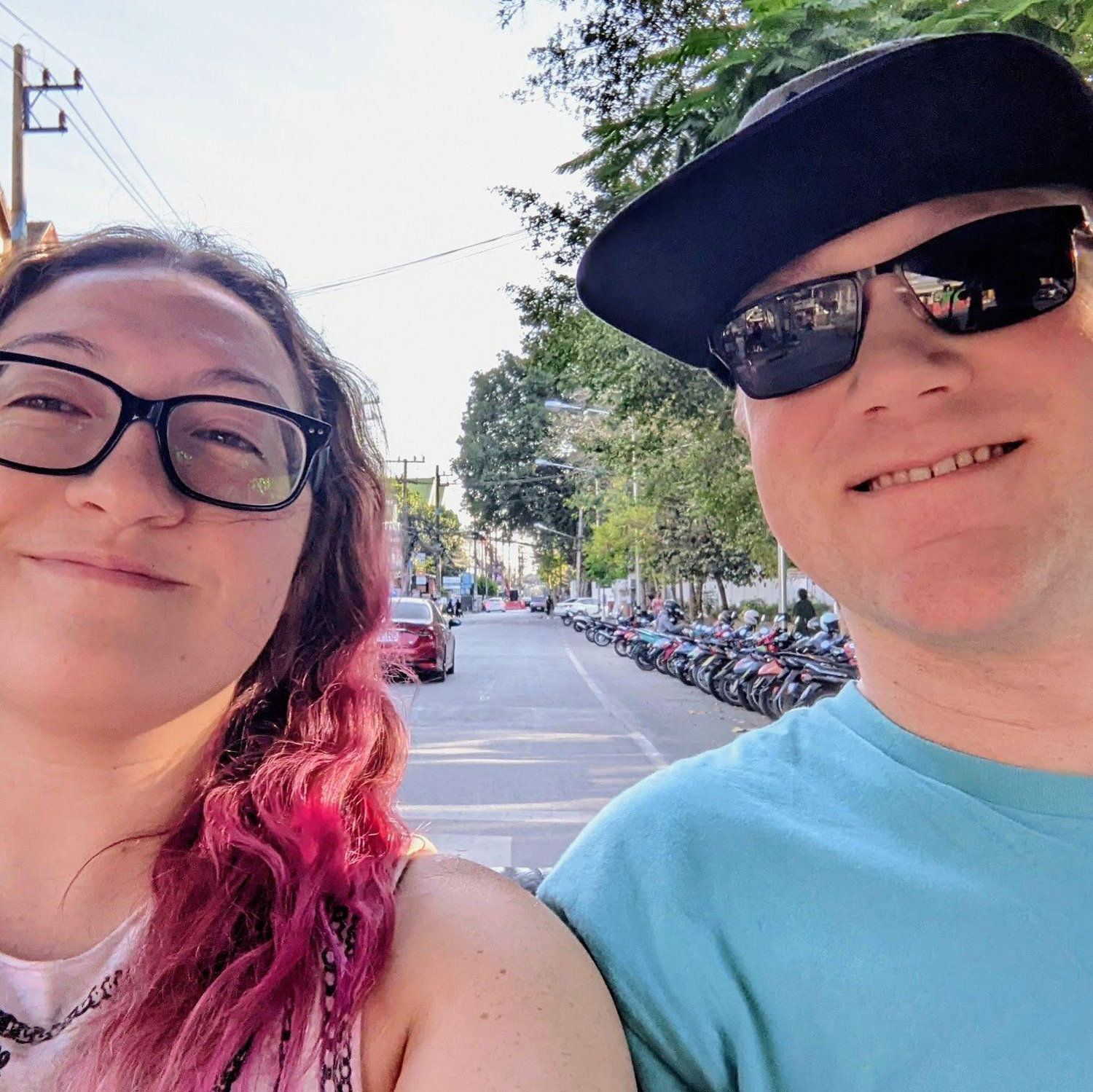 On the back of Tuktuk in Thailand