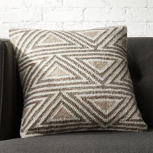 18" Tula Triangle Pattern Pillow