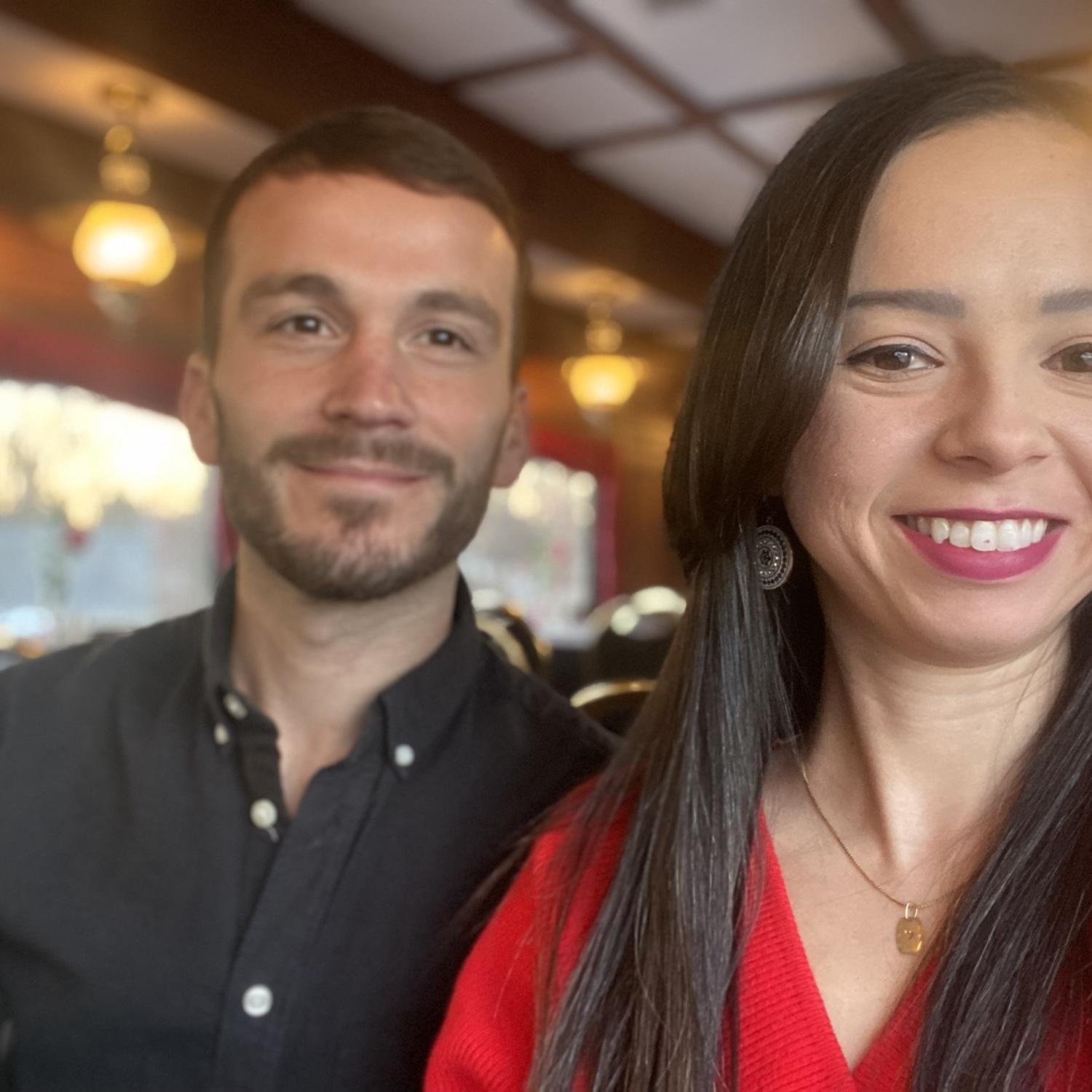 Caroline’s birthday, Jesse surprised her with a romantic dinner on the train 💕