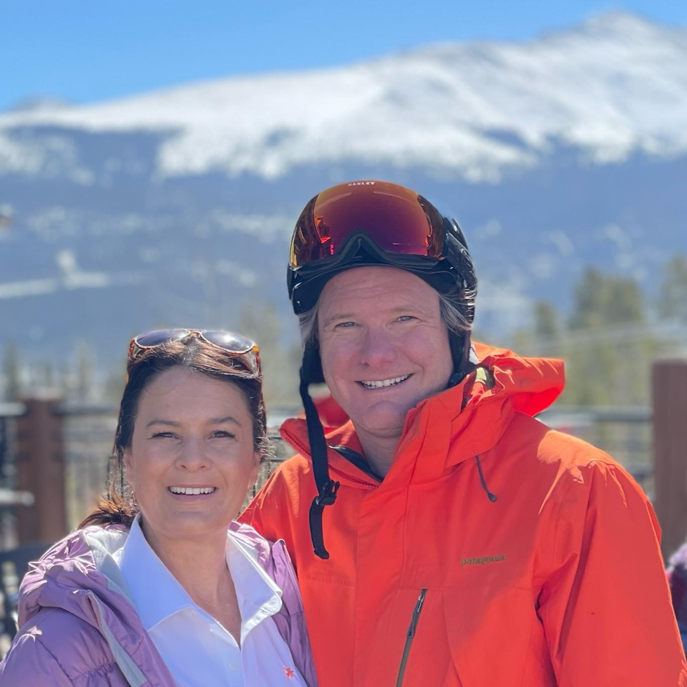 Justin is going out on a last ski run before resorts close for the season.