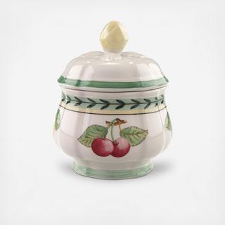 French Garden Fleurence Covered Sugar Bowl