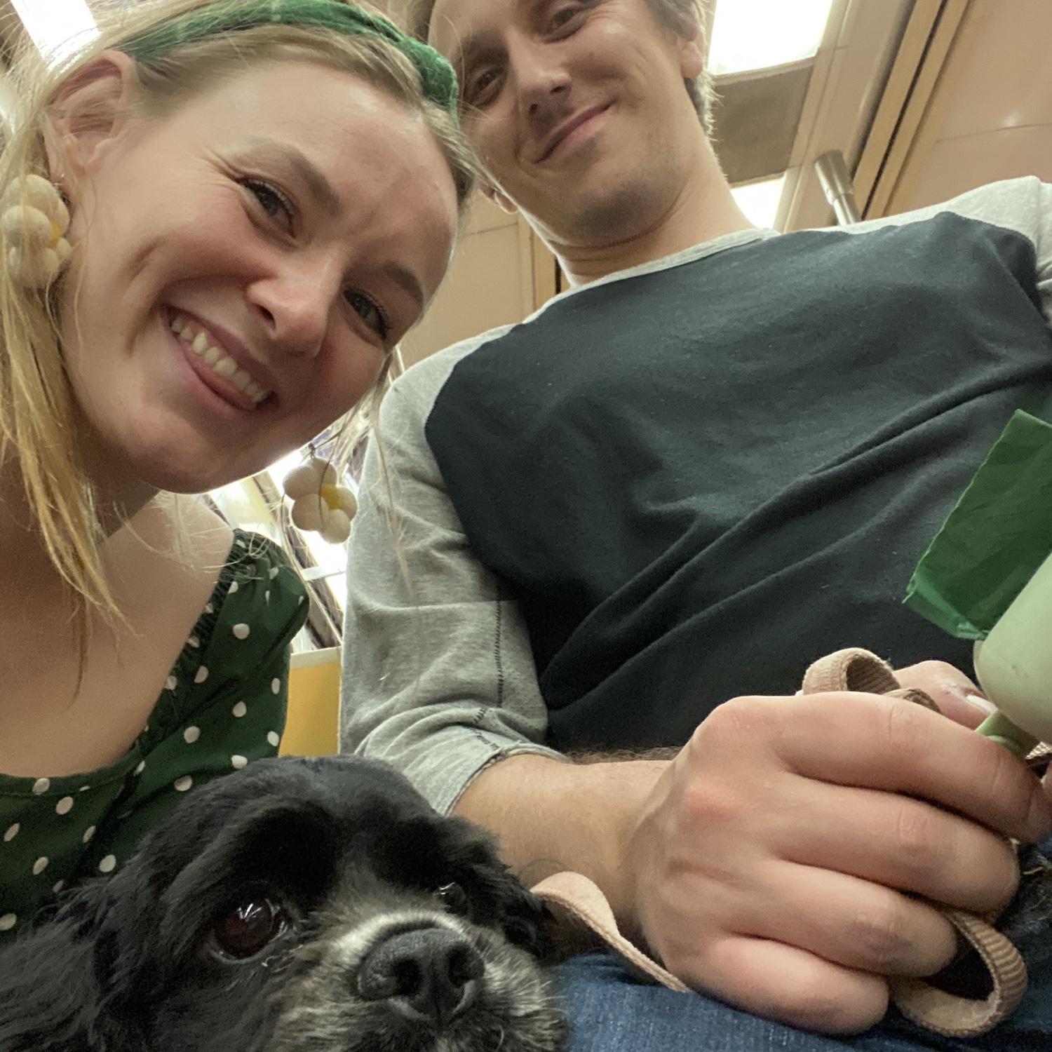 Stella's 1st Subway ride
