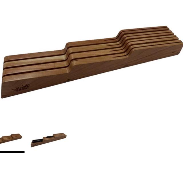 7- Slot Drawer Holder, Walnut