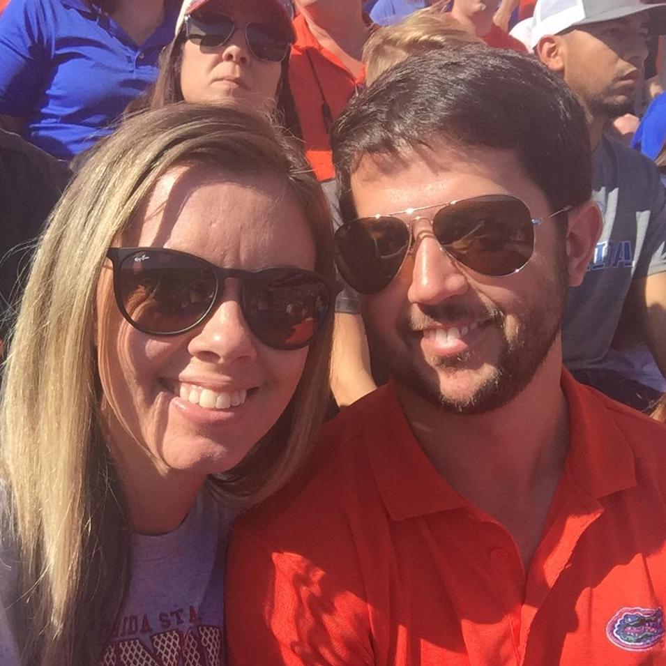 At the FL-Florida State game in 2017 (FSU won! Go Noles!)