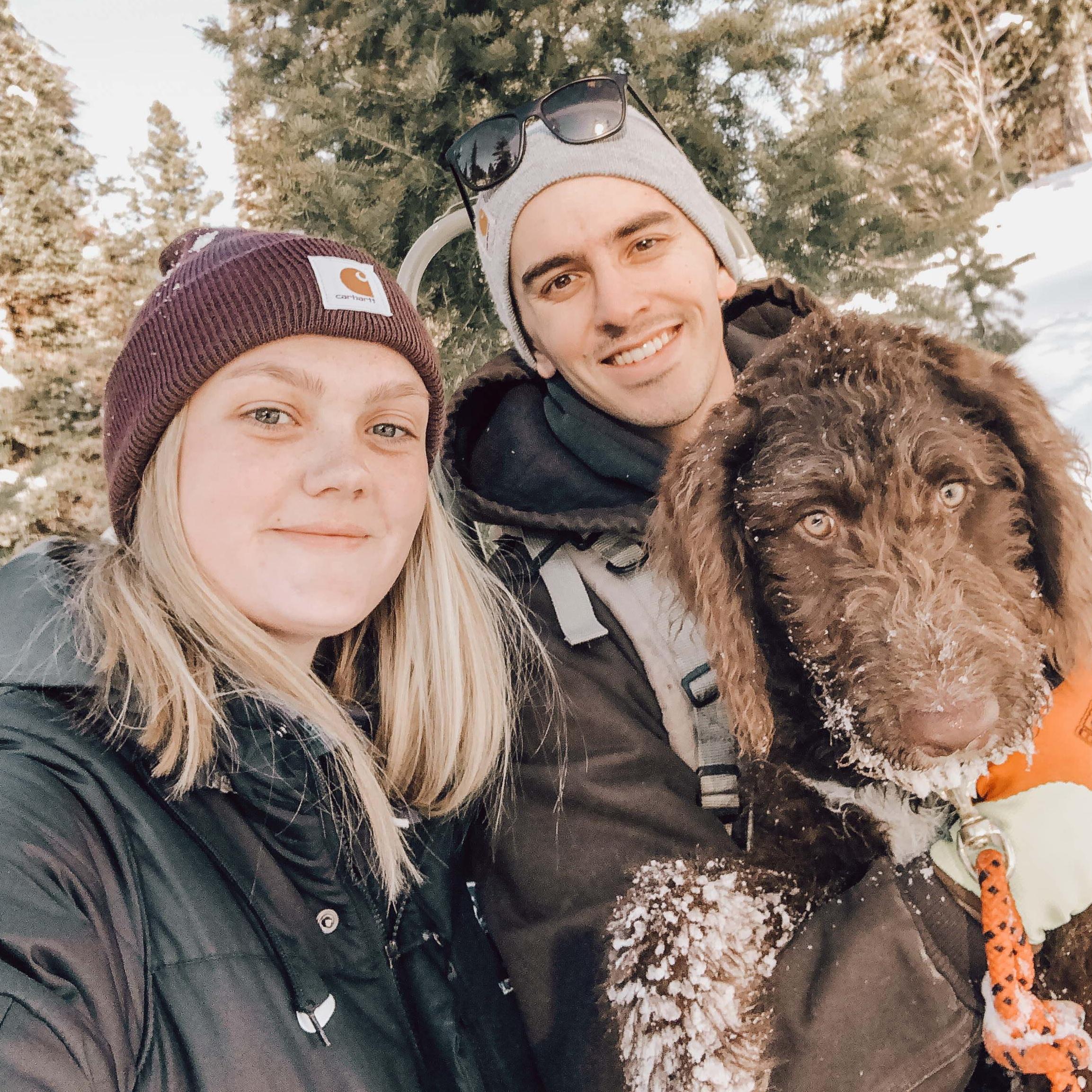 Cutting down our first Christmas tree!