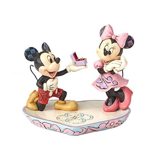 Enesco Disney Traditions by Jim Shore - Mickey Proposing to Minnie Ring Dish
