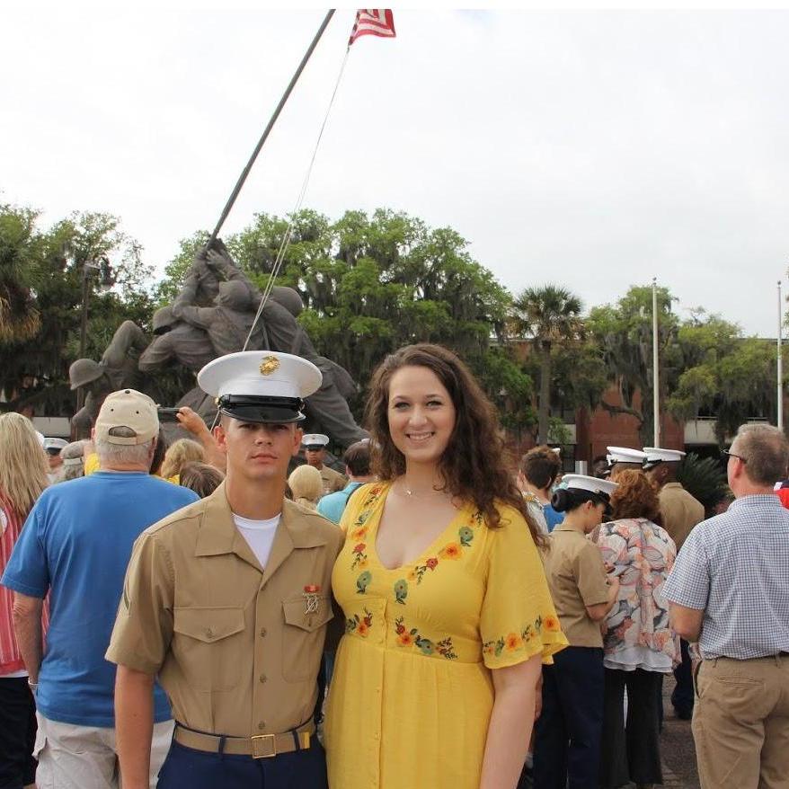 Can you tell Mike was ready to leave Paris Island, SC?