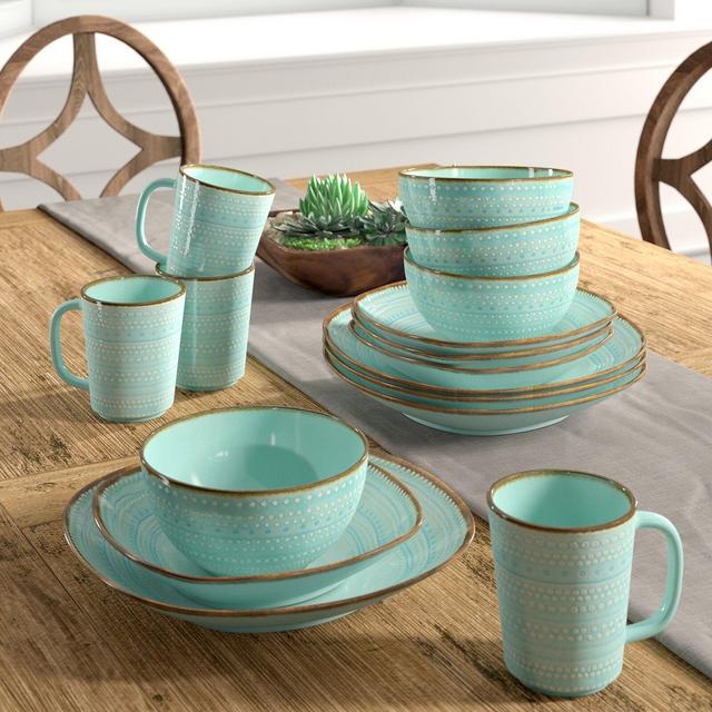 Freetown 16 Piece Dinnerware Set, Service for 4