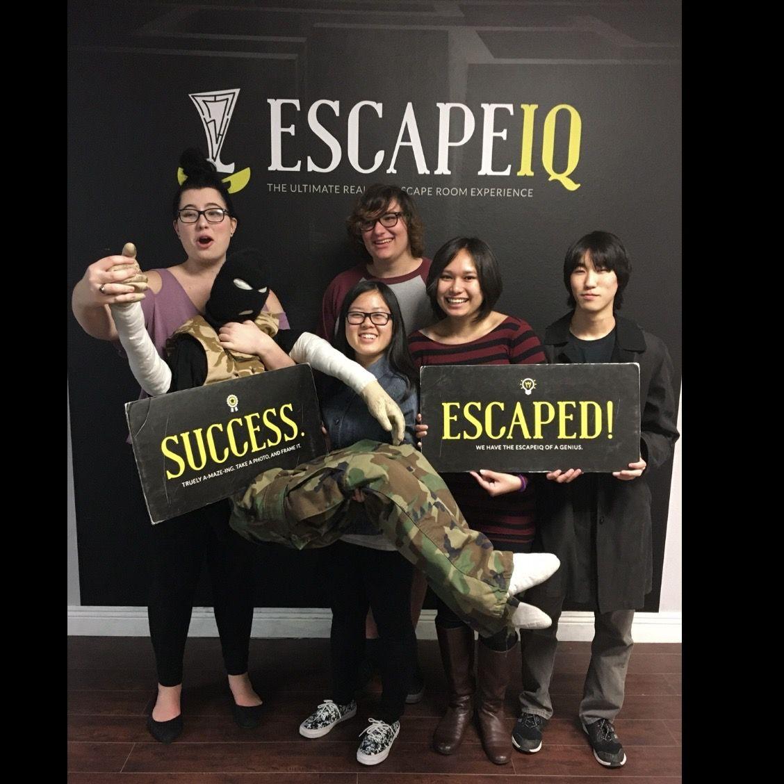 First Escape Room with Milla’s friends to celebrate her early 19th Birthday. 27 January 2017