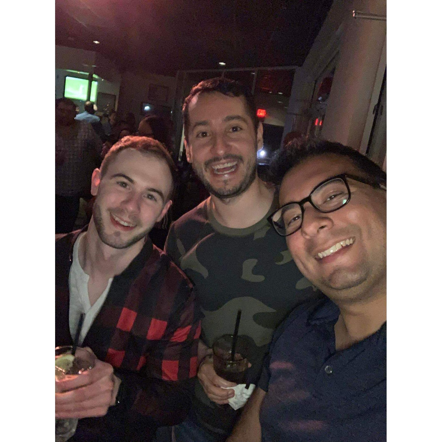 Night out for someone's birthday roast.