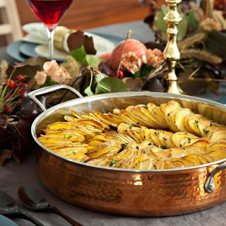 Martellata Tri-Ply Copper Covered Casserole