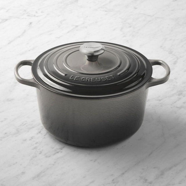 Le Creuset Enameled Cast Iron Signature Deep Round Oven, 6 1/2-Qt., Oyster