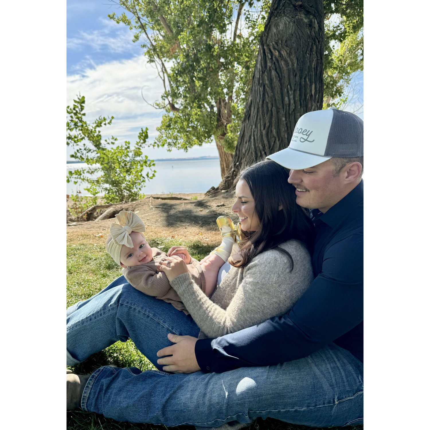 Bringing Ellie into our engagement photos!
