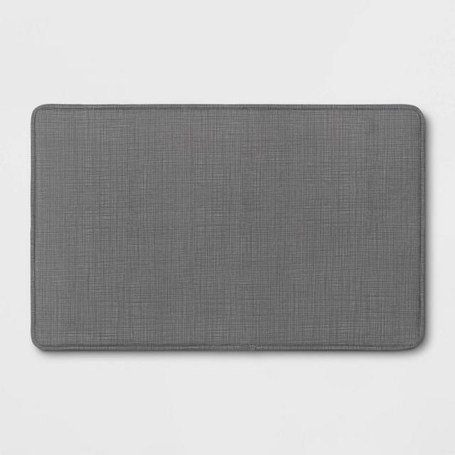 32" x 20" Kitchen Comfort Mat Gray - Made By Design™