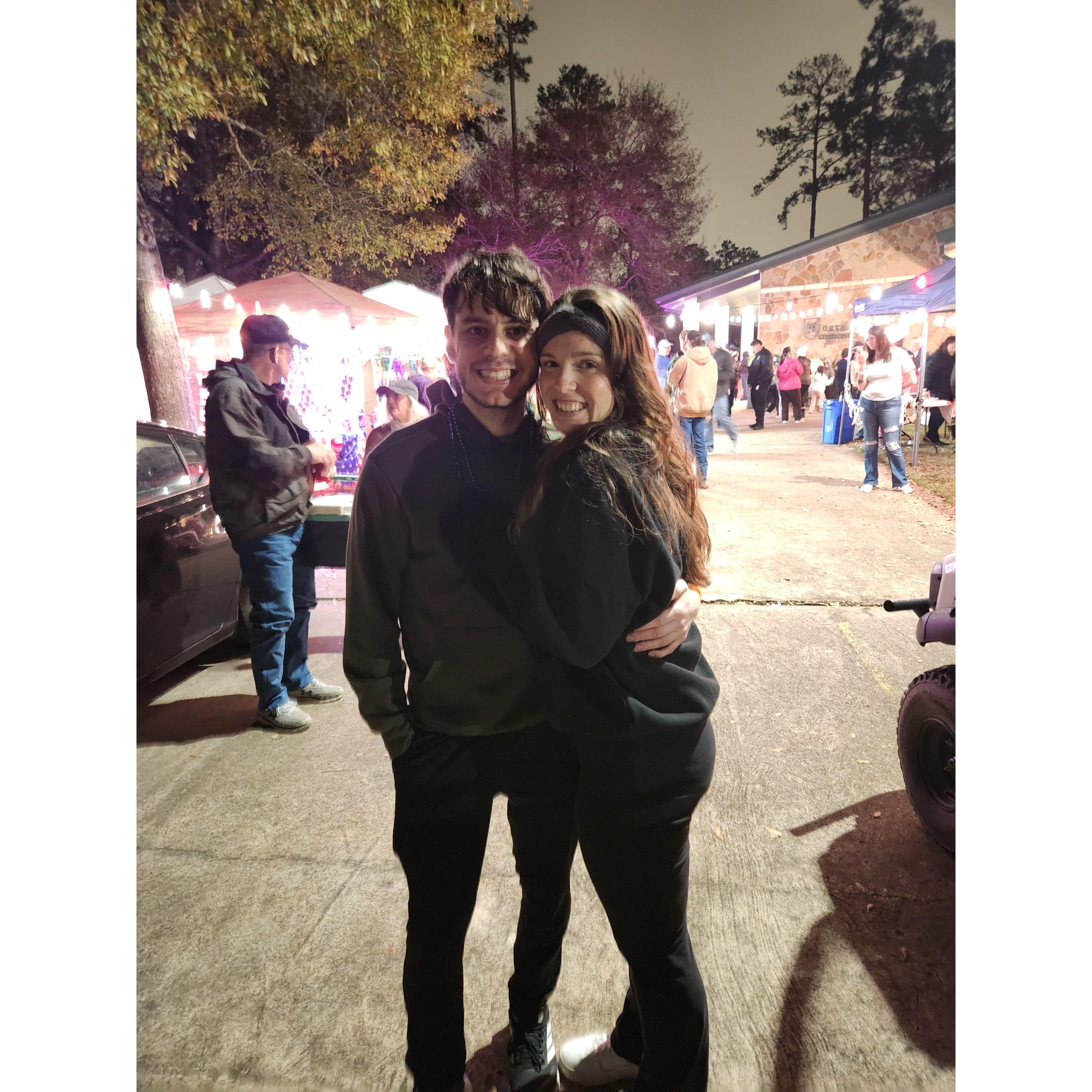 At the community Chili Cook Off