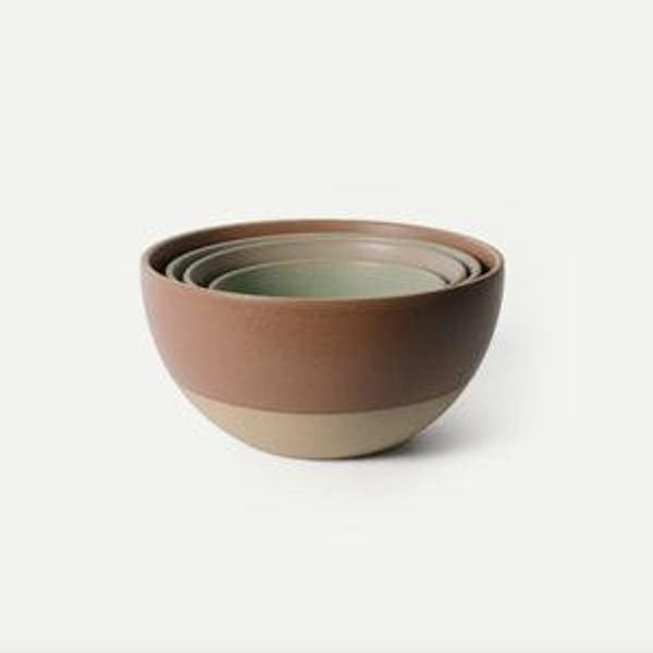 Multicolor Harvest Mixing Bowls Quartet