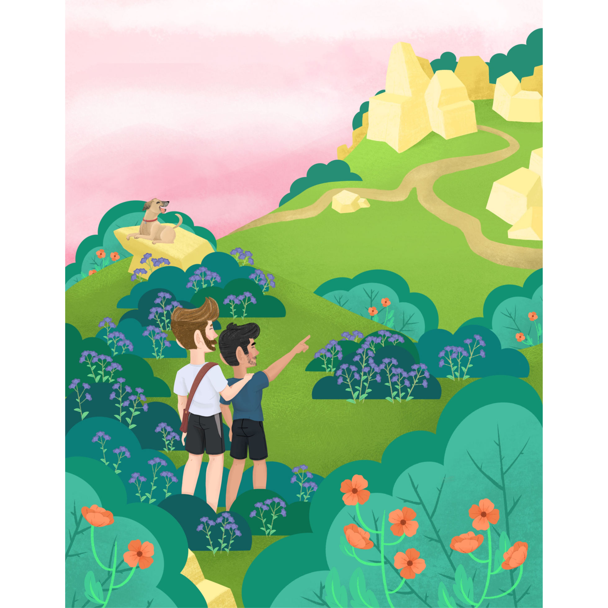 Lost among the California wildflowers