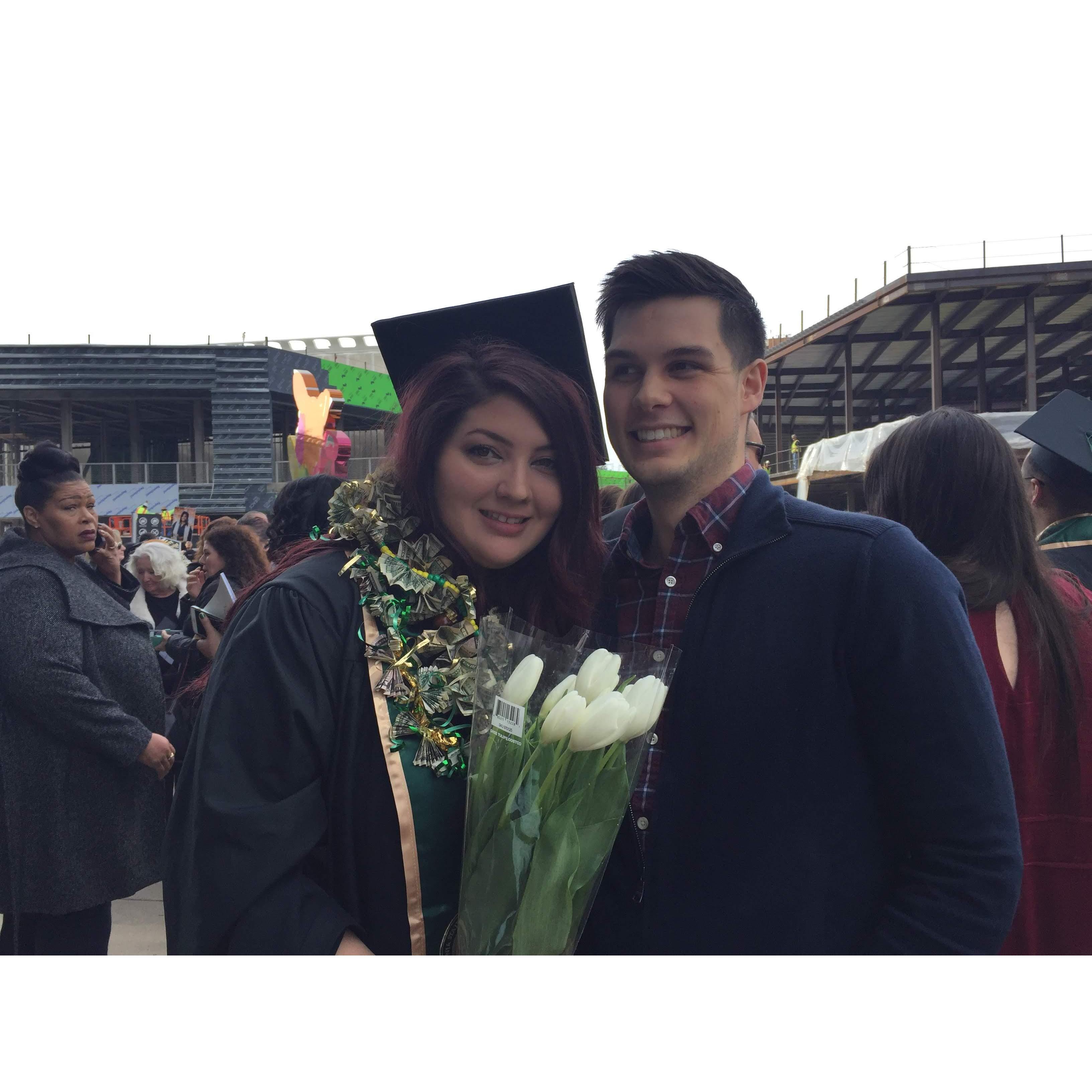 Christine's graduation