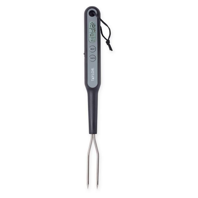 Taylor® Digital Fork Thermometer in Black