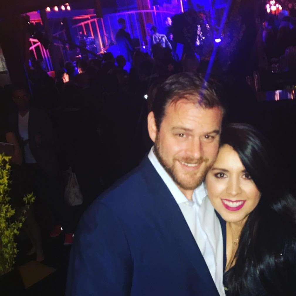 Dressed up in LA at an Emmy Party