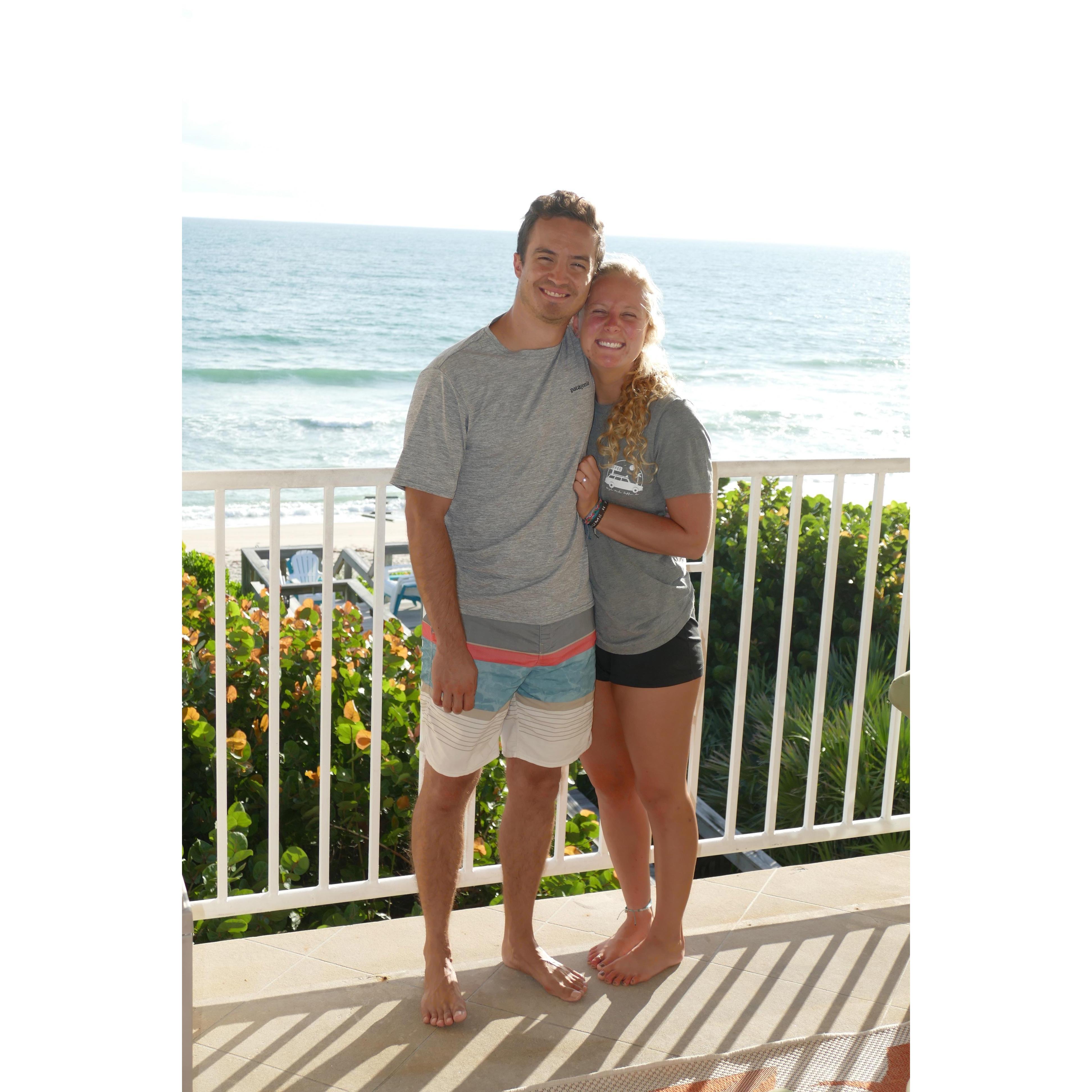 at the beach in Florida!