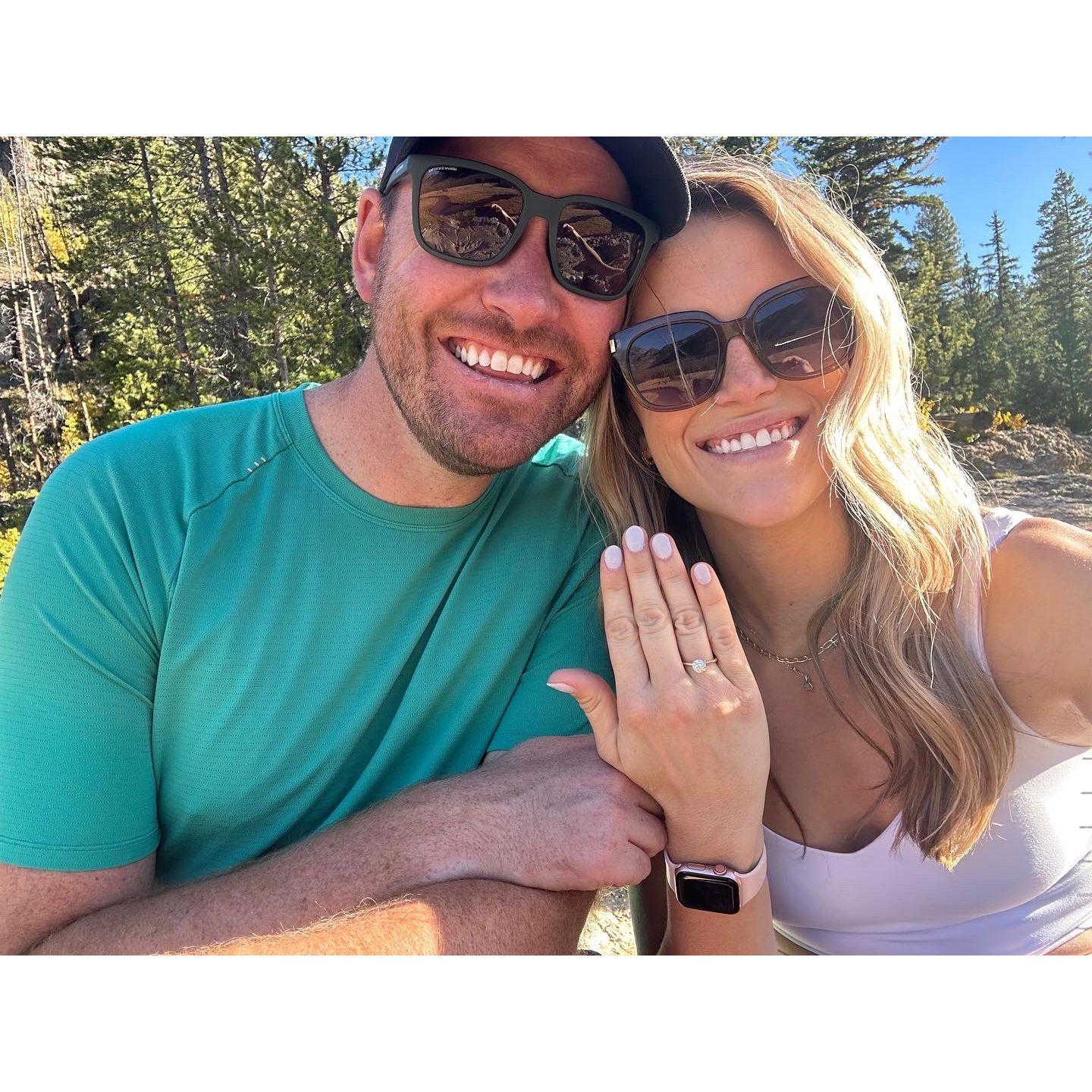 When Evan popped the question! - Grand Lake, Colorado - September 2023