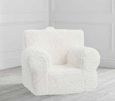 Cream Sherpa Anywhere Chair - For Juliet (Jamie will inherit her smaller one)