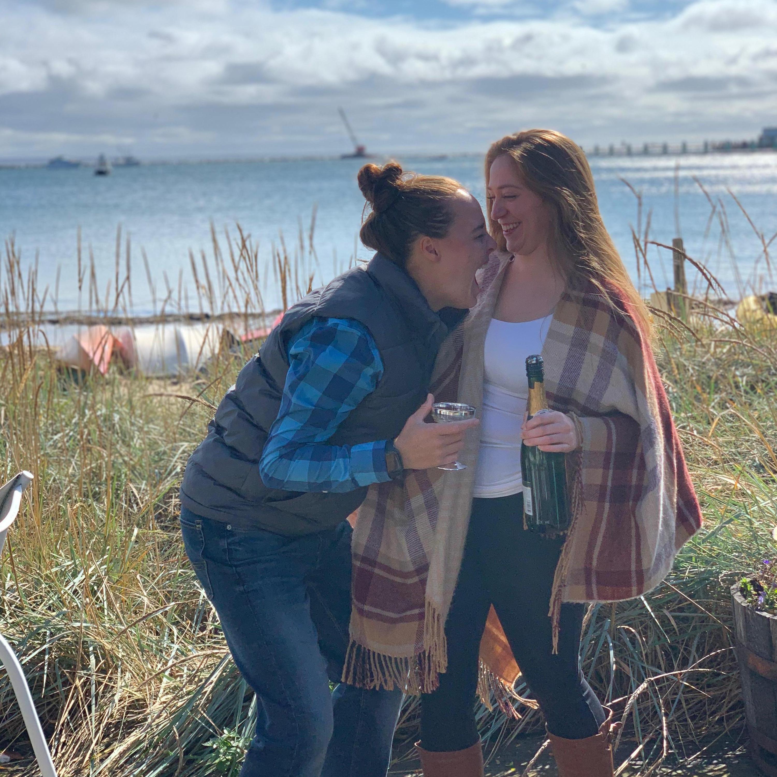 Celebrating our friends' engagement in PTOWN