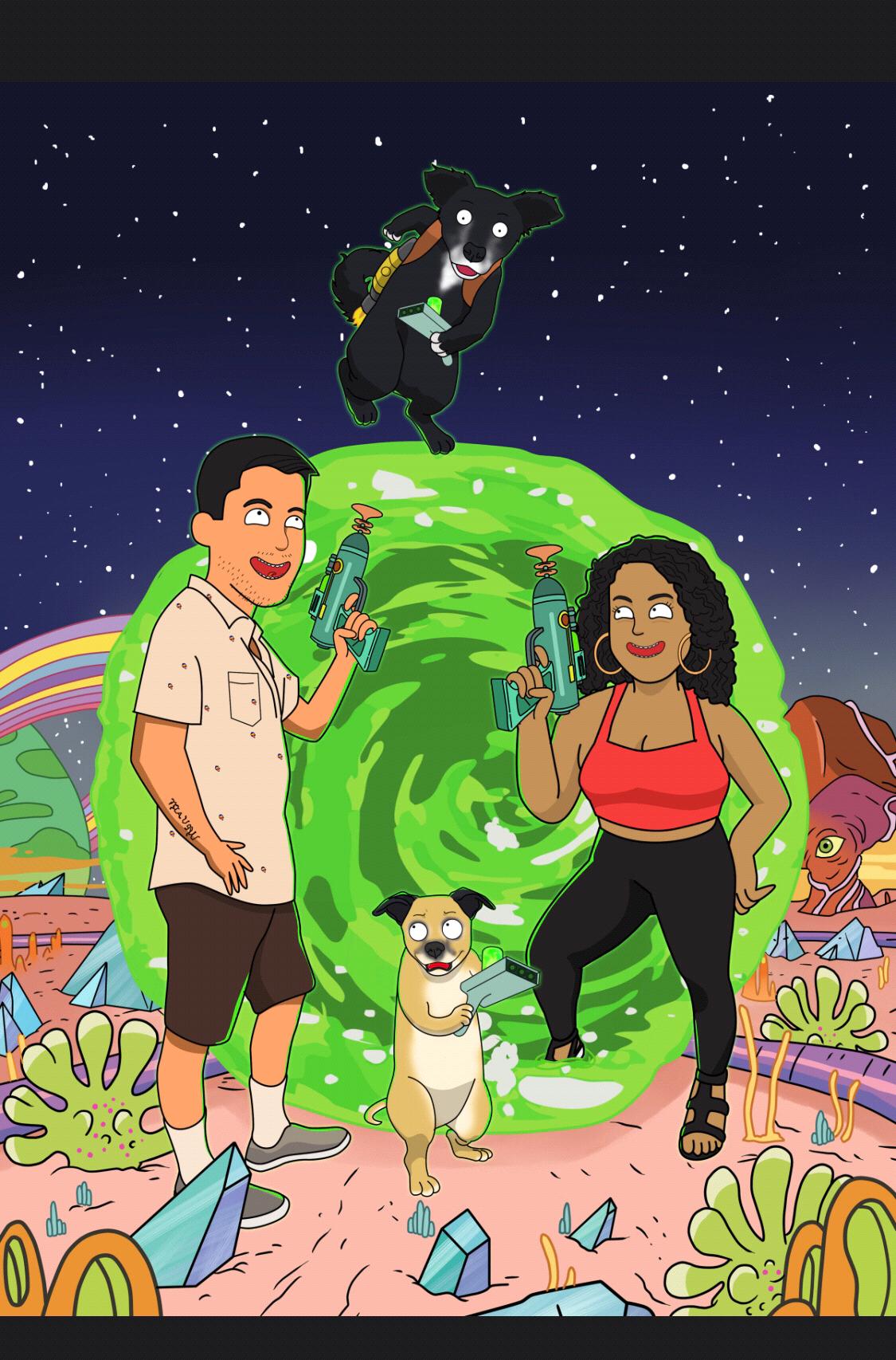 Virtual adventure with Rick & Morty
