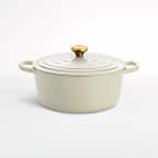 Le Creuset ® Signature 7.25 qt. Round Cream Dutch Oven with Lid