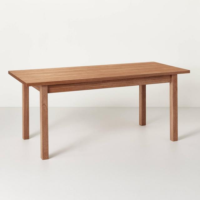 Plank Top Rectangular Wood Dining Table - Aged Oak - Hearth & Hand™ with Magnolia