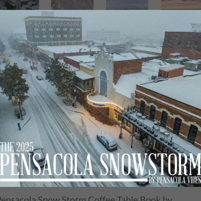 Pensacola Winter Storm Coffee Table Book