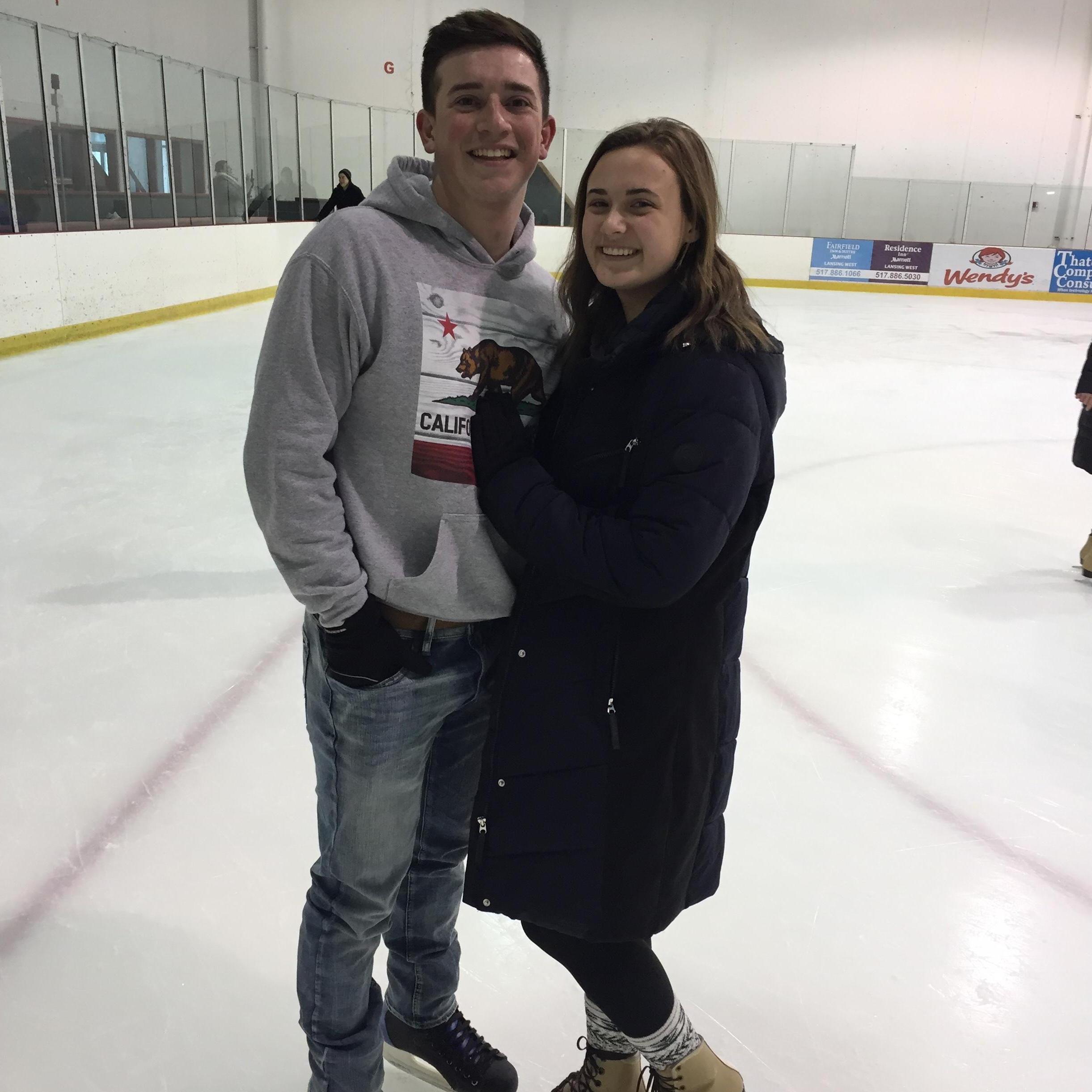 We were not dating yet, but this is the weekend Jake first came to Michigan to meet my family! January, 2018