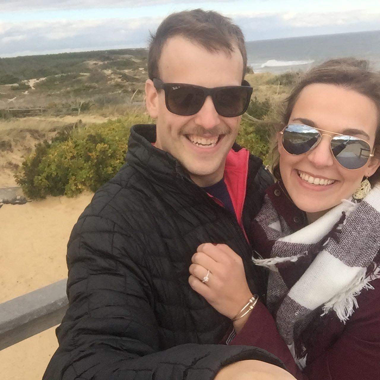 Where we got engaged (Marconi Beach)
