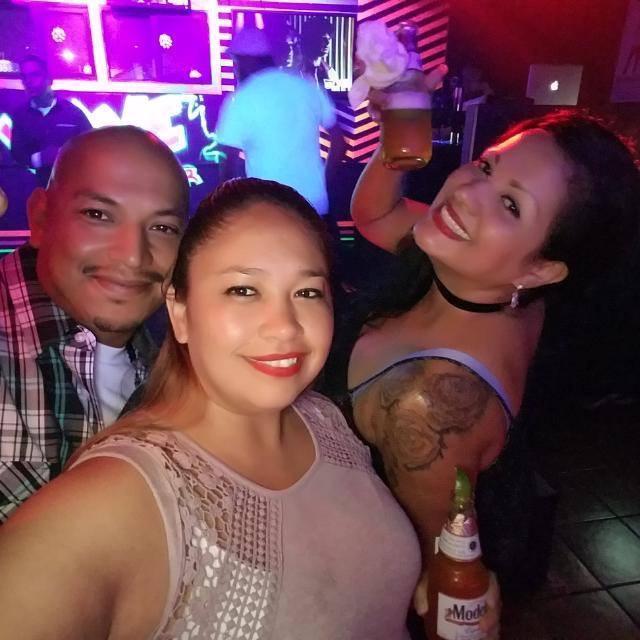Our first night out at New Wave Bar