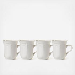 French Countryside Mug, Set of 4