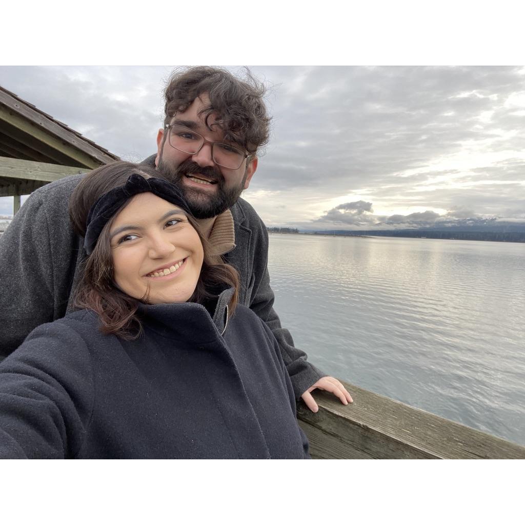 Fer's first time in Comox, BC, Canada