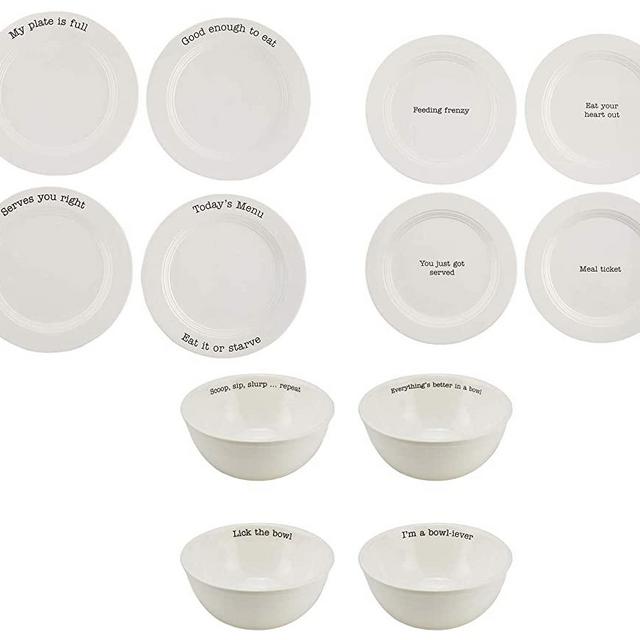Mud Pie Circa Table for 4 Set- 12 piece Dinner set