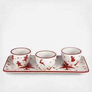 Winterfest 4-Piece Holiday Entertainment Serving Set