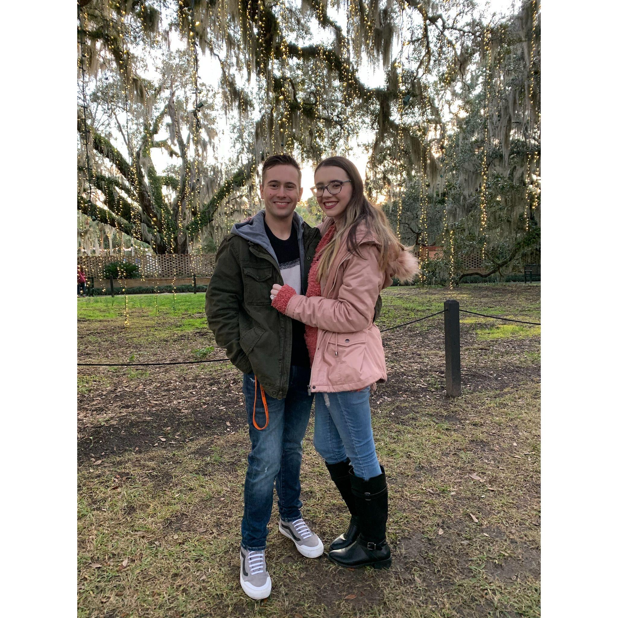 Dec. 2019 — our first time going to Night of a Thousand Candles with my family