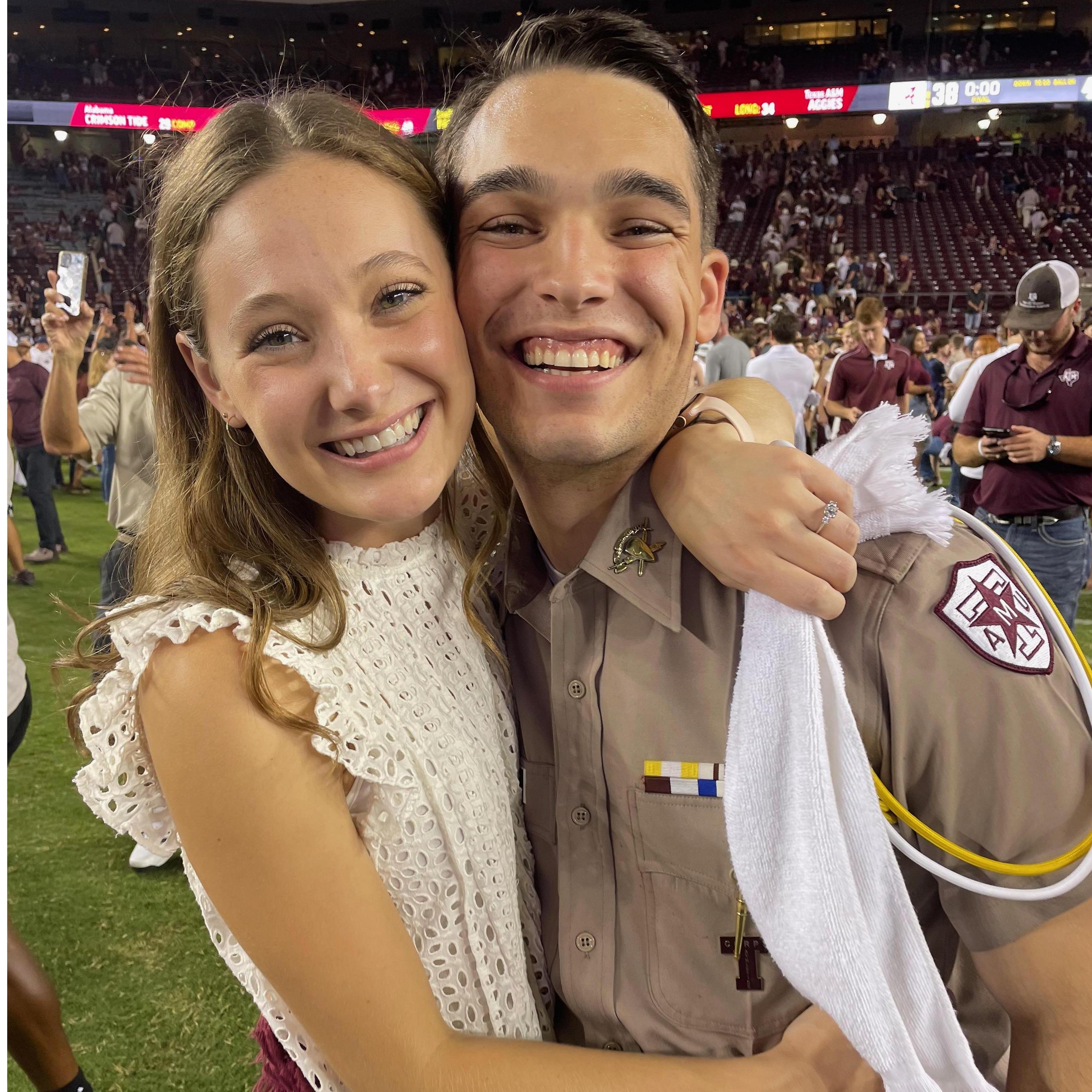 October 2021: A&M beat Alabama!