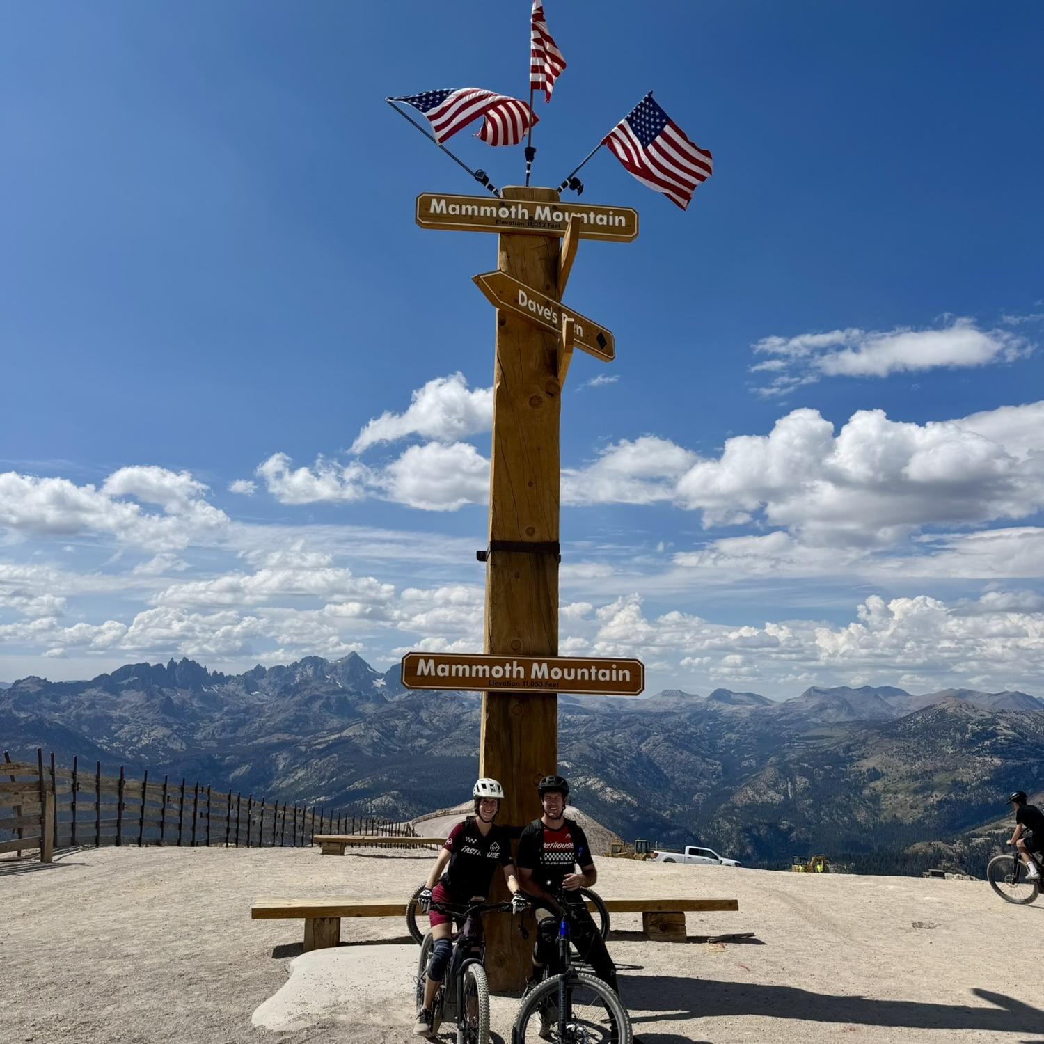 Lexi’s first time mountain biking in Mammoth