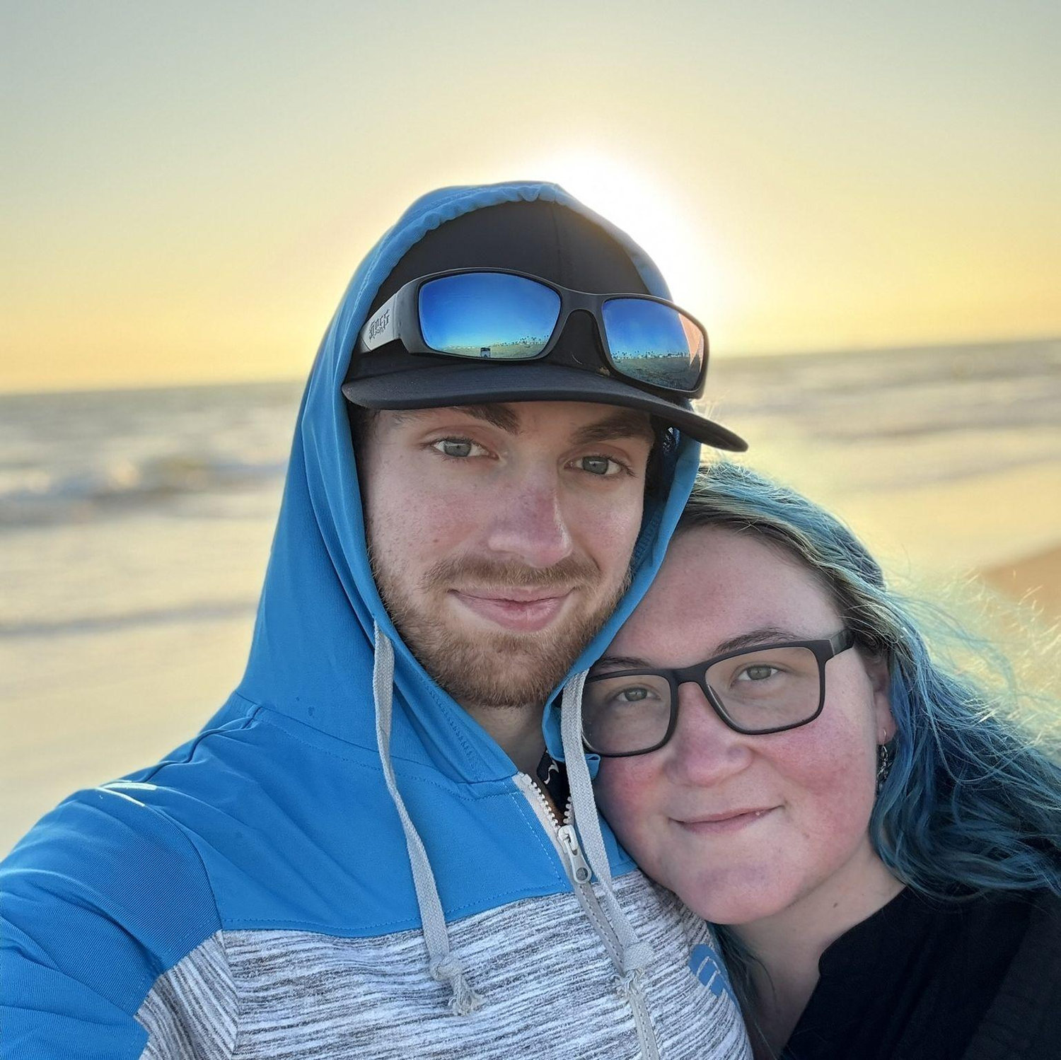 Some random beach in LA, with some not-so-random guy.