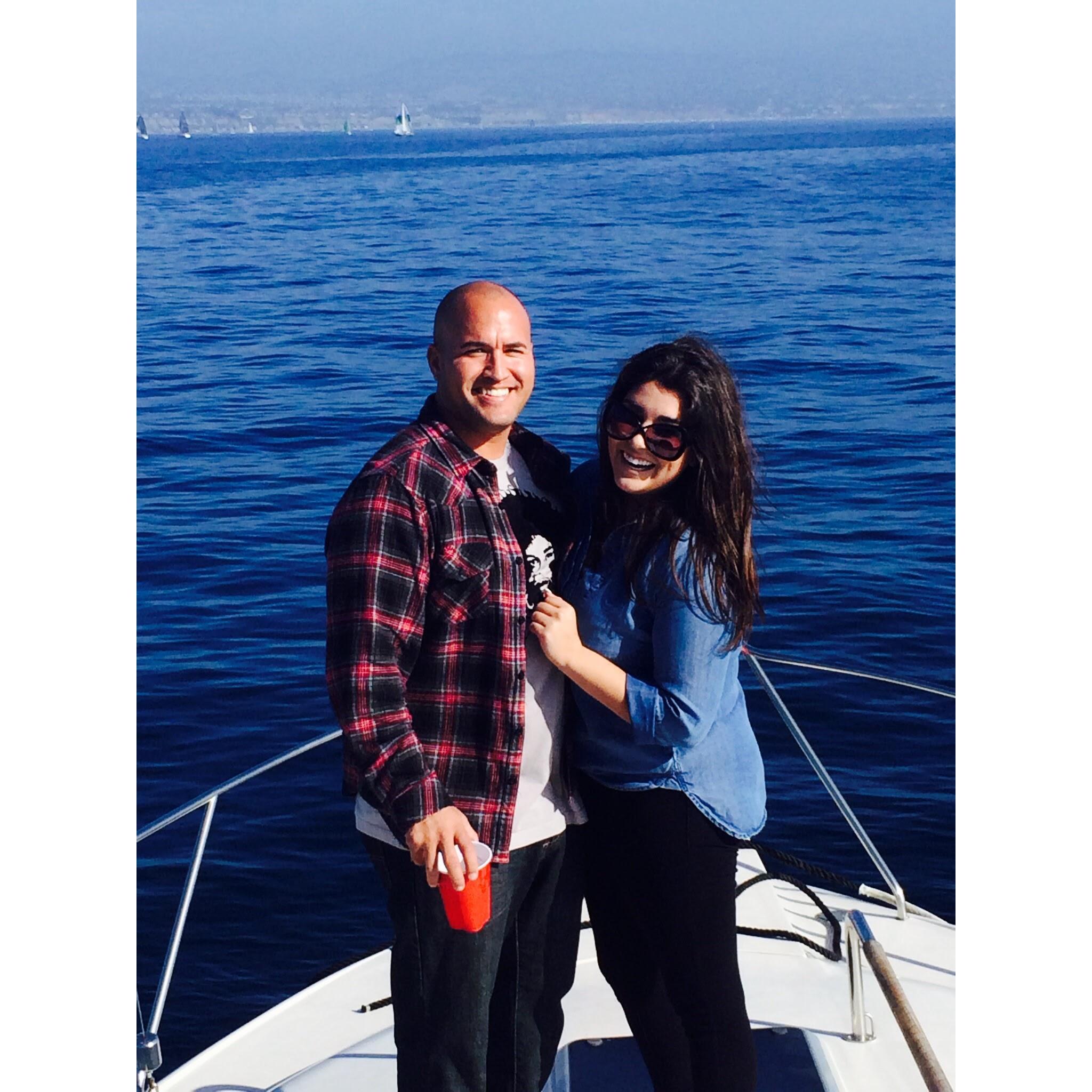 Dana Point, CA (Our first “real” picture together)